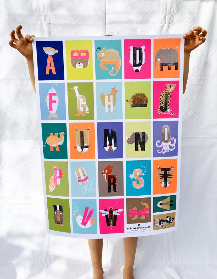 Das ABC-Poster fürs Kinderzimmer