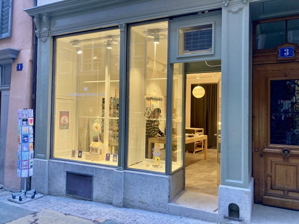 Unser Laden am Rindermarkt 3 im Herzen von Zürich