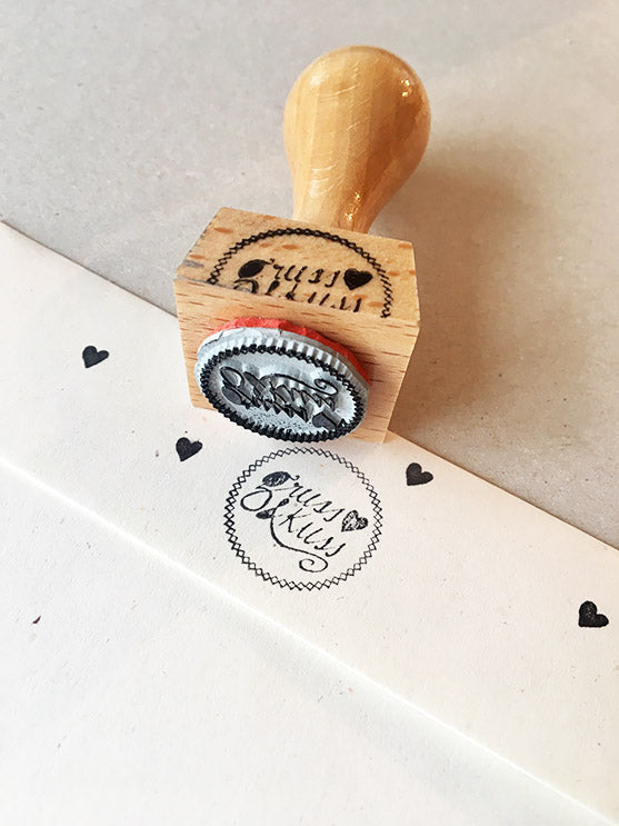Stempel - "gruss&kuss"
