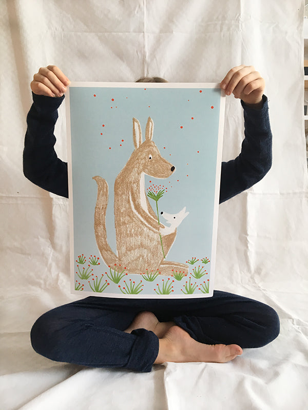 Poster - Känguru