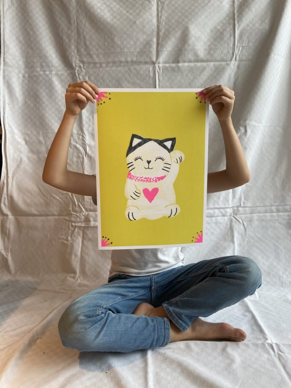 Poster - Glückskatze