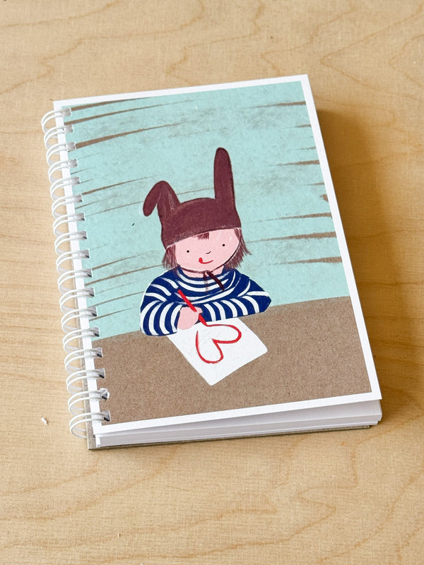 Notizbuch-Herzkind