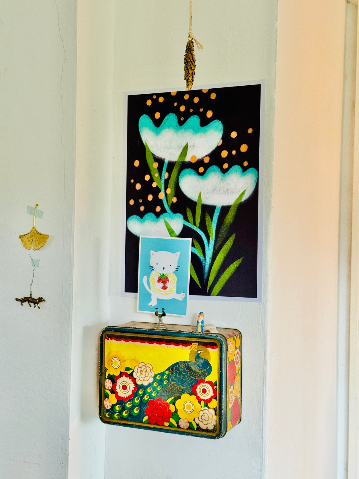 Poster - Nacht im Garten