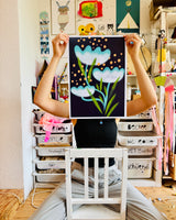 Poster - Nacht im Garten