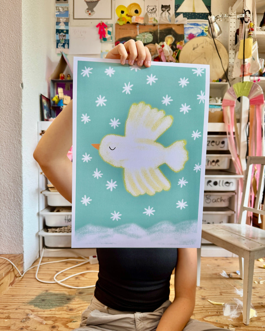 Poster - Wintervogel