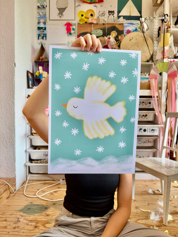 Poster - Wintervogel
