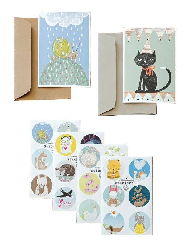 Set *Katze&Schnecke*