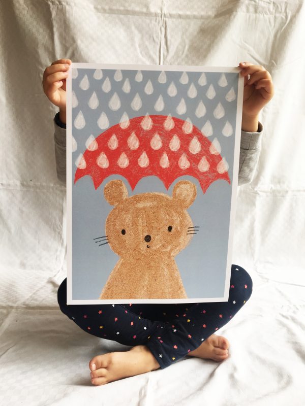 Poster - Regenmaus