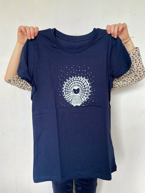 Shirt *Pfau* Damen navy