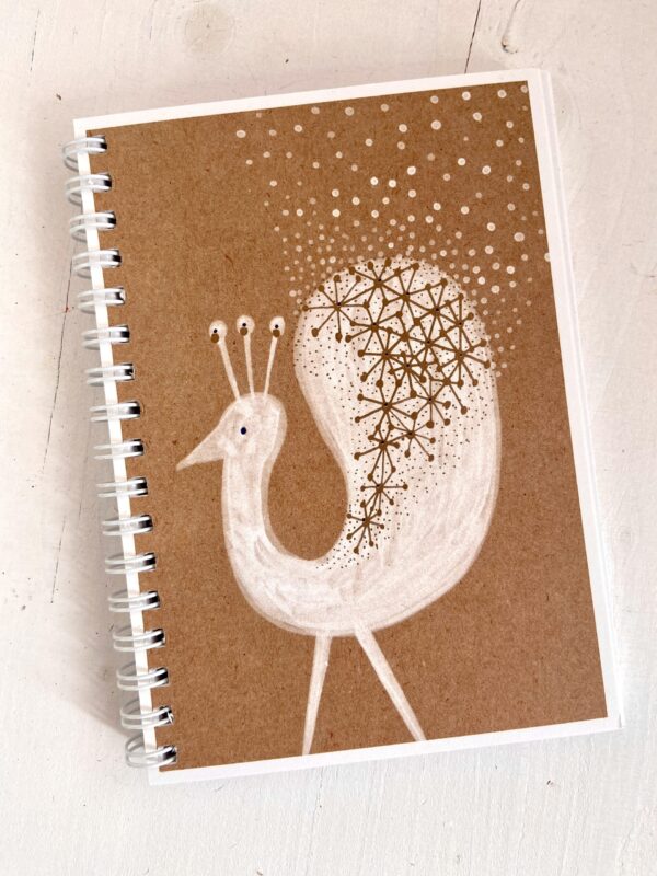 Notizbuch - Pfau