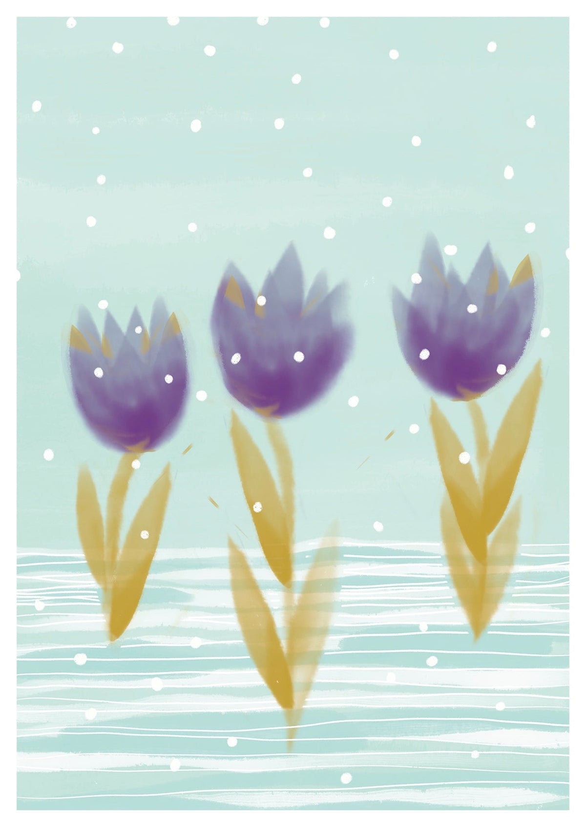 Winter - Schnee-Glockenblumen (358)