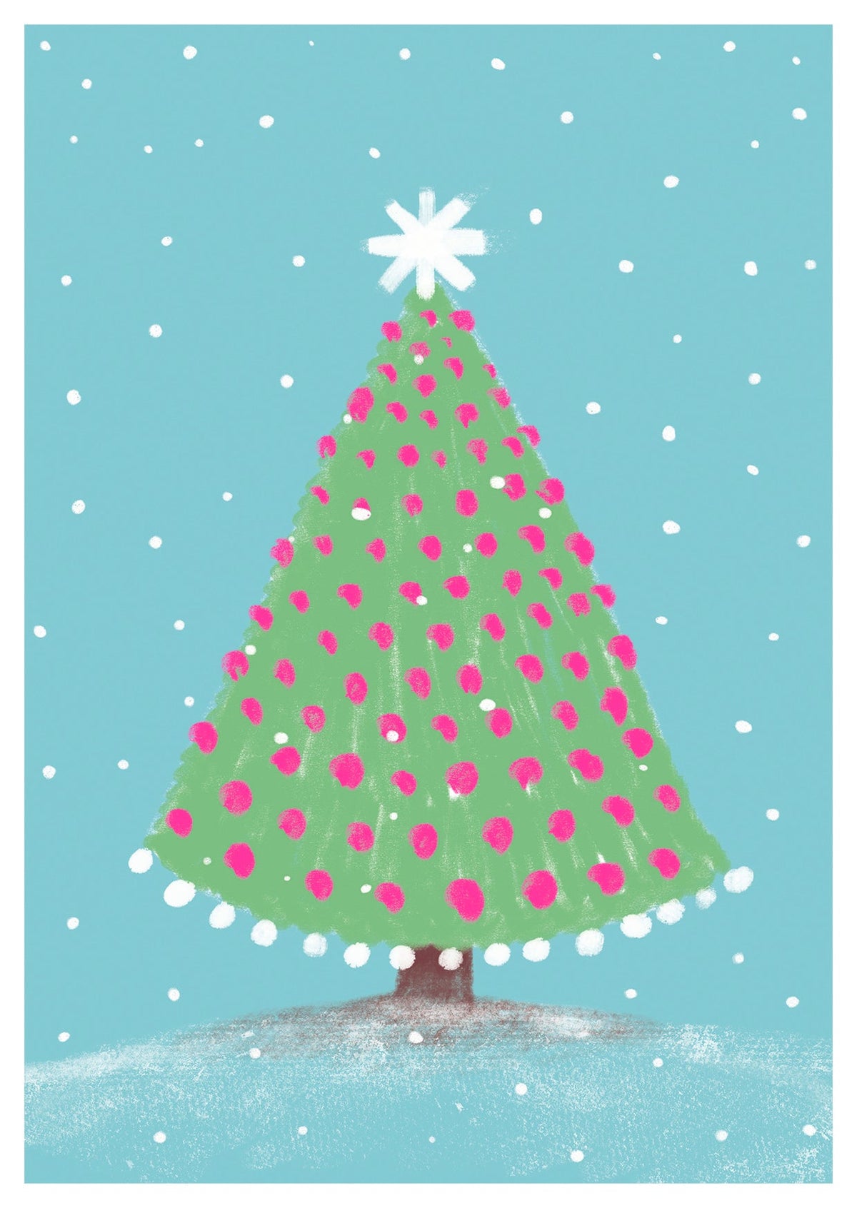 Winter - Pastell-Christbaum (362)