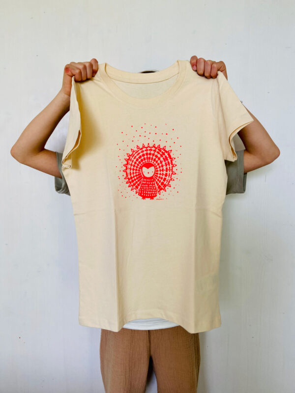 Shirt *Pfau* Damen beige