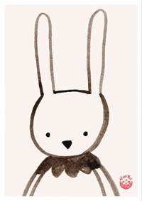 Illustrierter Hase